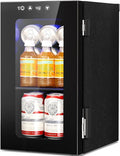 Antarctic Star Mini Fridge Beverage Refrigerator, 10L Small Drink Fridge for Bedroom, beverage cooler with Digital Temp Adjustment 40-61°F, Ideal for Bedroom, Dormitory, Office, Bar and Kitchen by AntarcticStar
