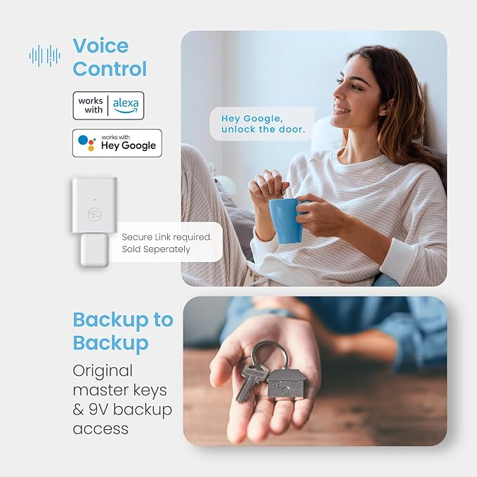 Lockly Secure Plus Bluetooth Smart Door Lock, Keyless Entry - Image 7