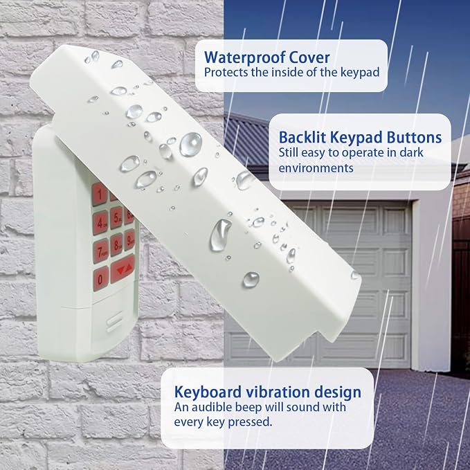 for Genie Garage Door Opener Keypad Compatible - Image 3