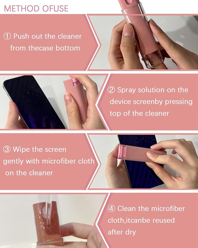 Screen Cleaner Spray and Wipe Car Accessories - Image 6