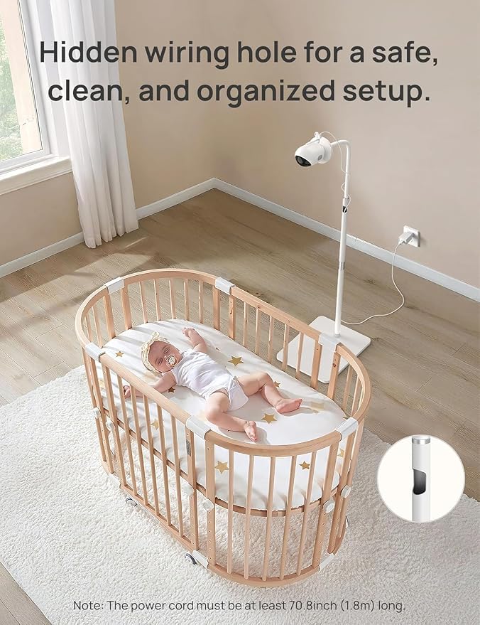 Dr.Care Baby Monitor Floor Stand, Universal Adjustable Gooseneck Holder - Image 4