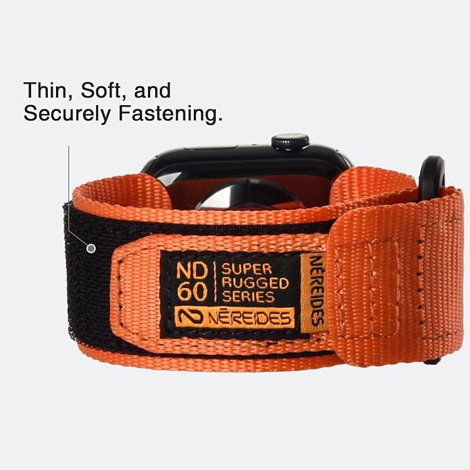 Nereides Compatible with Apple Watch Band Ultra 3/2/1, Nylon Sports Strap with - Image 8