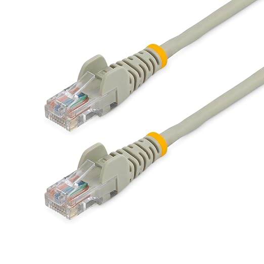 StarTech.com Cat5e Ethernet Cable - 100 ft - Gray- Patch Cable - Snagless Cat5e by StarTech