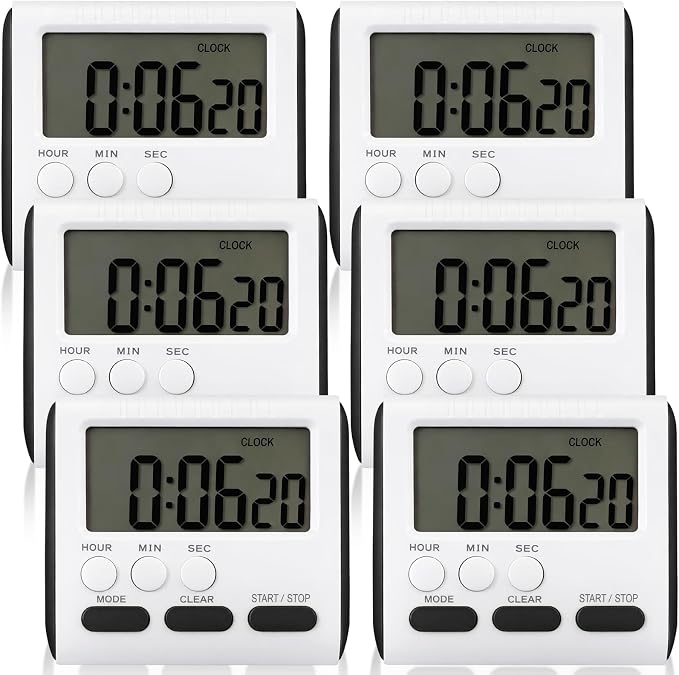 Mudder 6 Pack Digital Kitchen Timer by Mudder