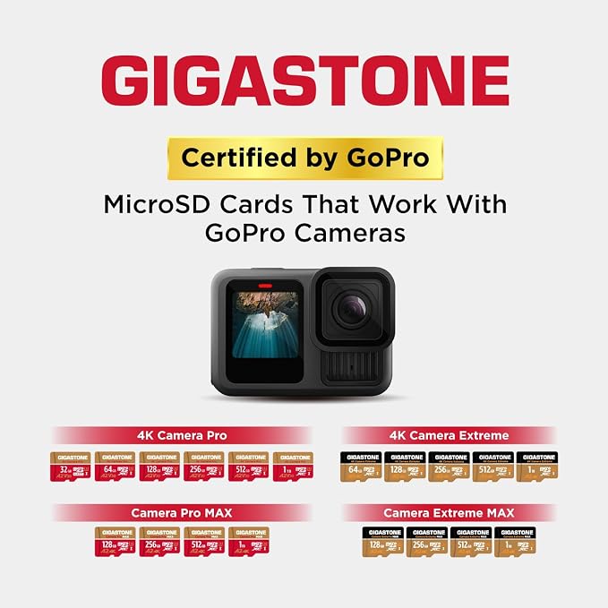 【5-Years Data Recovery】 GIGASTONE 256GB Micro SD Card, 4K Camera Pro, A2 V30 - Image 6