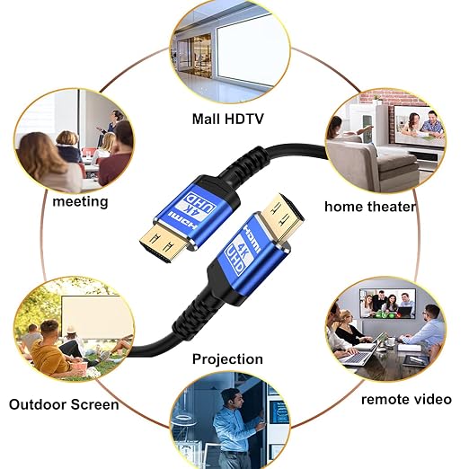 18Gbps 30 ft hdmi Cable with Gripping Connectors, 4k Ultra high Speed Ethernet - Image 6