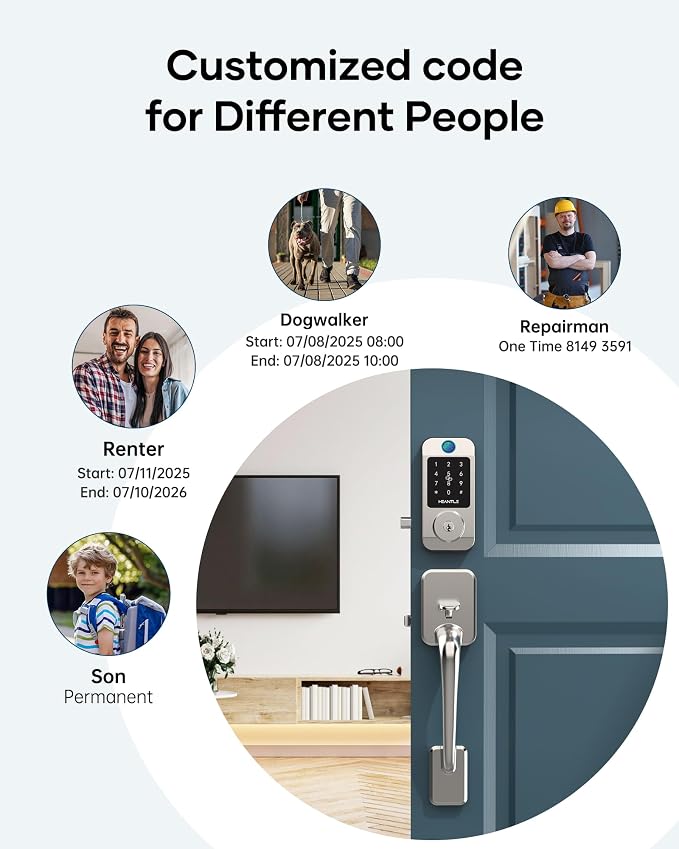 Wi-Fi Front Door Lock Set - Image 7