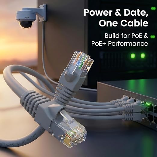 GEARit Cat 6 Ethernet Patch Cable 10 ft Gray Cat6 Patch Cables 10ft - Image 7