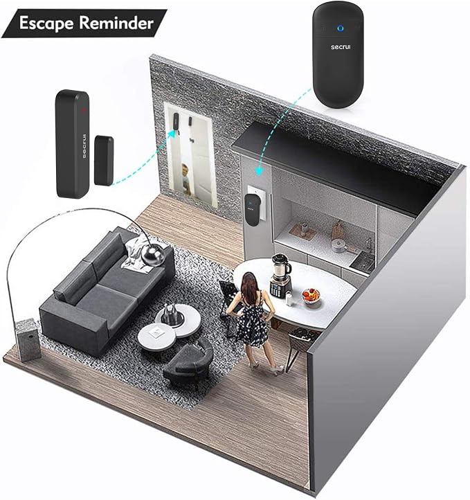 Door Chime, Door Sensor Chime for Door Opens – Door Ringer - Image 4