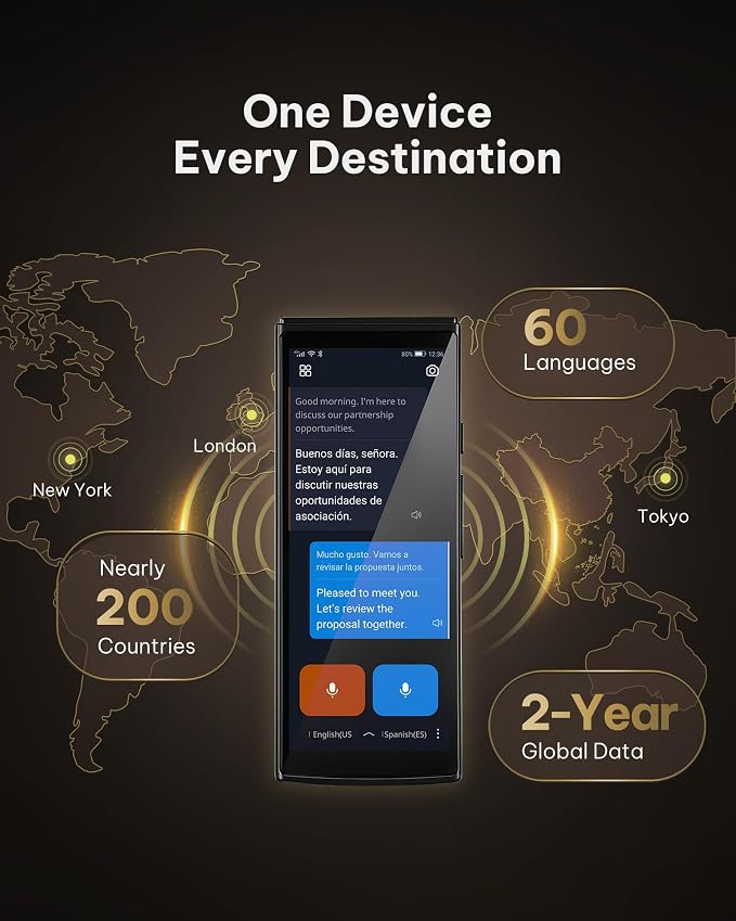 iFLYTEK AI Language Translator Device — 2-Year Free Global Data & Real-Time - Image 5