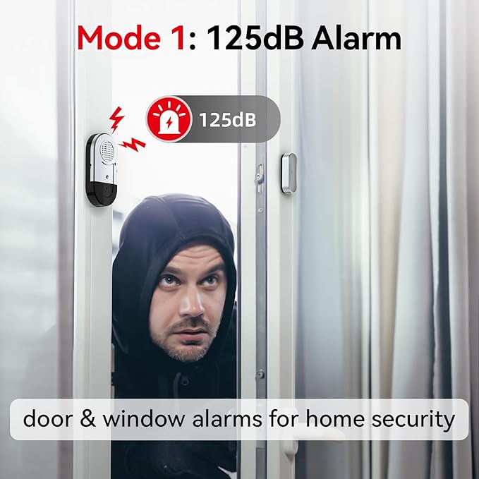 Sanjie Door Alarms When Opened, Door Window Alarm Sensors - Image 4