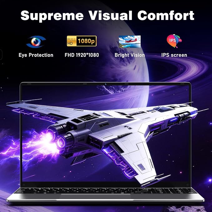 NIAKUN Laptop Computer 2026, 15.6 Inch Lap Top PC Window 11 Pro, 16GB RAM 512GB SSD, Int Pentium Gold Processor 4425Y, 2-Year Warranty, Bluetooth, Mini HDMI, FHD 1080P IPS Display, Office 365 - Image 5