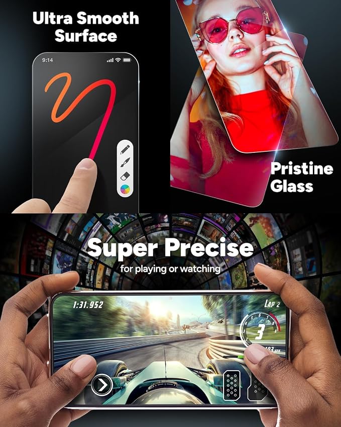 ZAGG Glass Elite Anti-Reflective Samsung Galaxy Z Fold6 Camera Lens Protector - Image 4