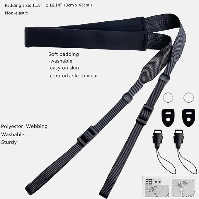 Camera Neck Strap Thin, Binocular Strap - Image 2