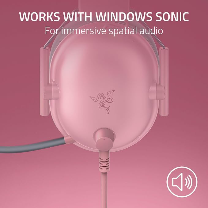 Razer BlackShark V2 X Wired Xbox Gaming Headset, Pink | 50mm Drivers, Cardioid Mic, Lightweight, Comfortable Noise Isolating Earcups, For Xbox Series X, Series S, PS5, PC, Switch - Image 6