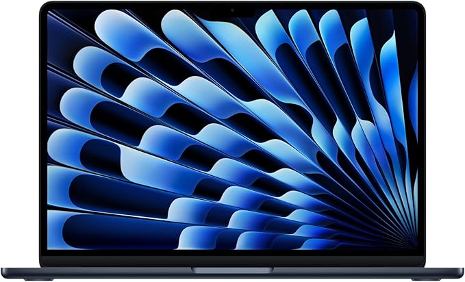 Apple 2026 MacBook Air 13-inch Laptop with M5 chip: Built for AI, 13.6-inch Liquid Retina Display, 24GB Unified Memory, 1TB SSD, 12MP Center Stage Camera, Touch ID, Wi-Fi 7; Midnight by Apple
