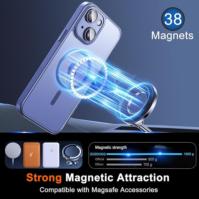 for iPhone 15 Plus Case with Privacy Screen Protector and Camera Protection - Image 3