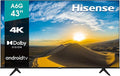 Hisense 43A6G 43-Inch 4K Ultra HD Android Smart TV with Alexa Compatibility (2021 Model) by Hisense