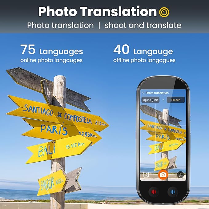 Language Translator Device No WiFi Needed, AI Translator - Image 5