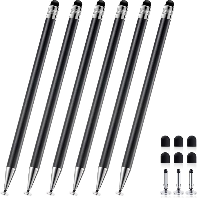ChaoQ 2-in-1 Stylus Pen for Touchscreen, 6 High Sensitivity Stylus by ChaoQ