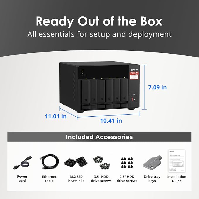 QNAP TS-673A-8G 6 Bay High-Performance NAS - Image 7