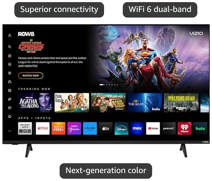 VIZIO 50 Inch V Series Class 4K UHD LED Smart TV Bluetooth Compatible with Dolby Vision HDR/HDR10+, DTS Virtual X, WiFi 6 Dual-Band and VRR (V4K50M-0810) - Image 3