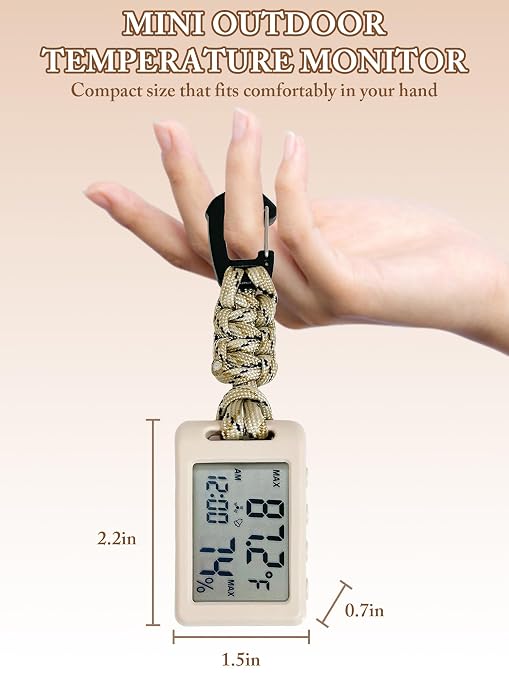 Digital Thermometer, Room Thermometer Indoor, Temperature Humidity Monitor - Image 7