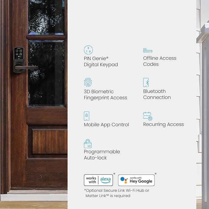Lockly Secure Plus Bluetooth Smart Door Lock, Keyless Entry - Image 9