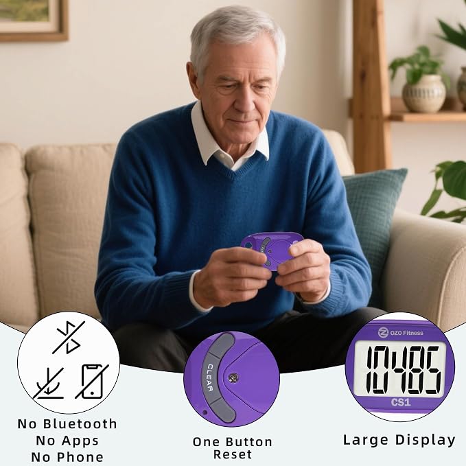 Clip-on 3D Pedometer for Walking Steps Counter - Image 5
