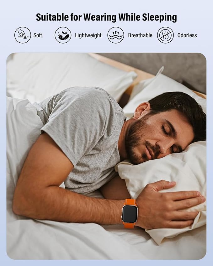 Stretchy Band Compatible with Apple Watch Bands 40mm 38mm 41mm 42mm 44mm 45mm - Image 6