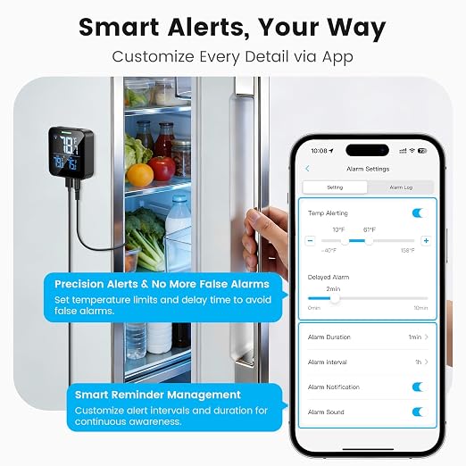 Nutelo Upgraded Refrigerator Thermometer - Image 4