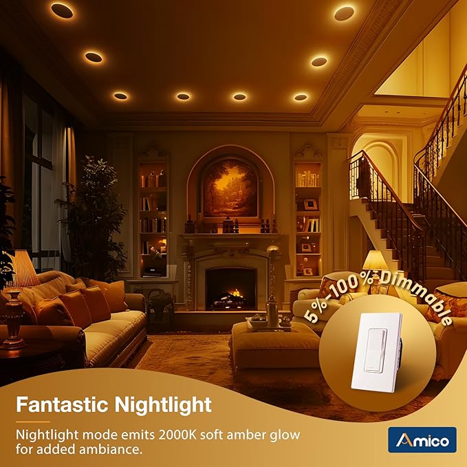 Amico 12 Pack 6 Inch 5CCT LED Recessed Ceiling Light - Image 6