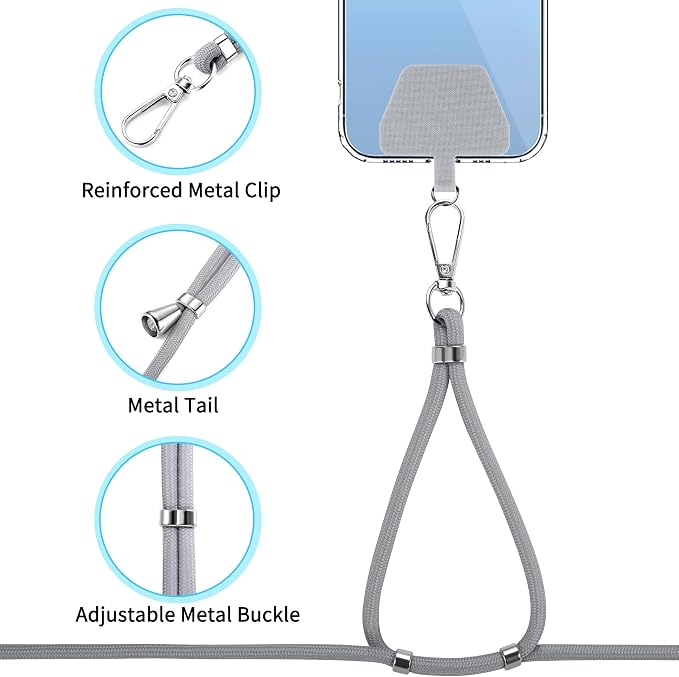 CACOE Phone Lanyard 2 Pcs-2 Pcs Adjustable Neck Strap, Universal Crossbody - Image 2