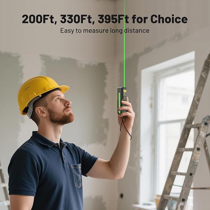 Huepar 330Ft Green Laser Measuring Tool - Image 2