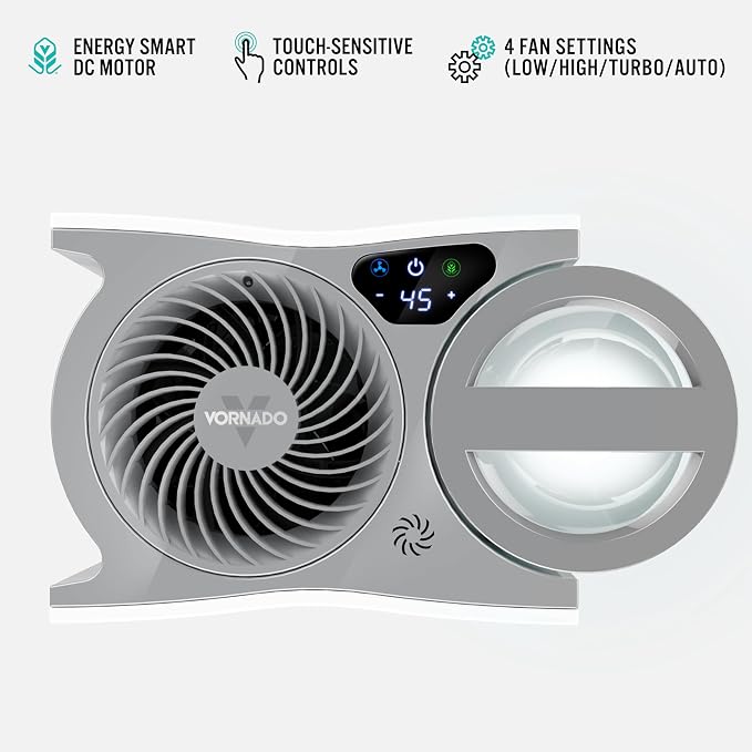 Vornado EVDC300 Energy Smart Evaporative Humidifier with Automatic Shut-off, 1 Gallon Capacity, LED Display, White - Image 3