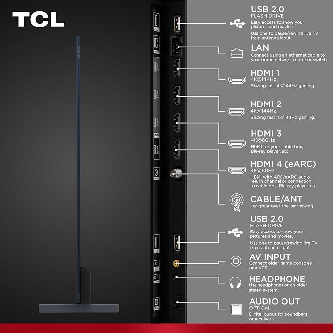 TCL 85-Inch Class X11K Series QD-Mini LED 4K UHD Google Smart TV Ultra Premium Mini-LED TV - QLED, 144hz, Anti-Reflective Screen, Bang & Olufsen Audio, Dolby Atmos (85X11K, 2025 Model) - Image 29