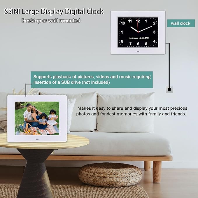 SSINI Dementia Clock Large Digital Calendar - Image 5
