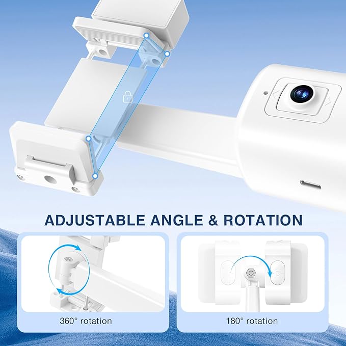 Auto Face Tracking Tripod 360° Rotating Cell Phone Photo and Video Kits Stand - Image 3