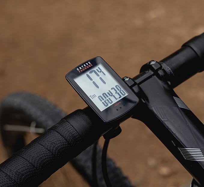 CATEYE Padrone Wireless Bike Computer – Oversized Display Cyclocomputer - Image 13