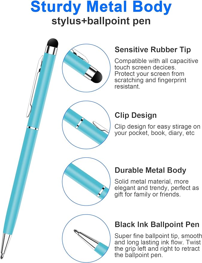 innhom 12 Pack Stylus Pens for Touch Screens Stylus Pen for ipad Compatible - Image 5