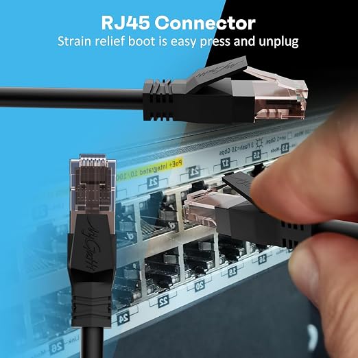 Cat6 Ethernet Cable 3 FT, Snagless Short Cat 6 Patch Cord, RJ45 Pure Copper - Image 5
