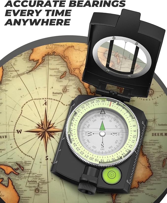 Sportneer Compass: Accurate Durable Lightweight Orienteering Compass - Image 2