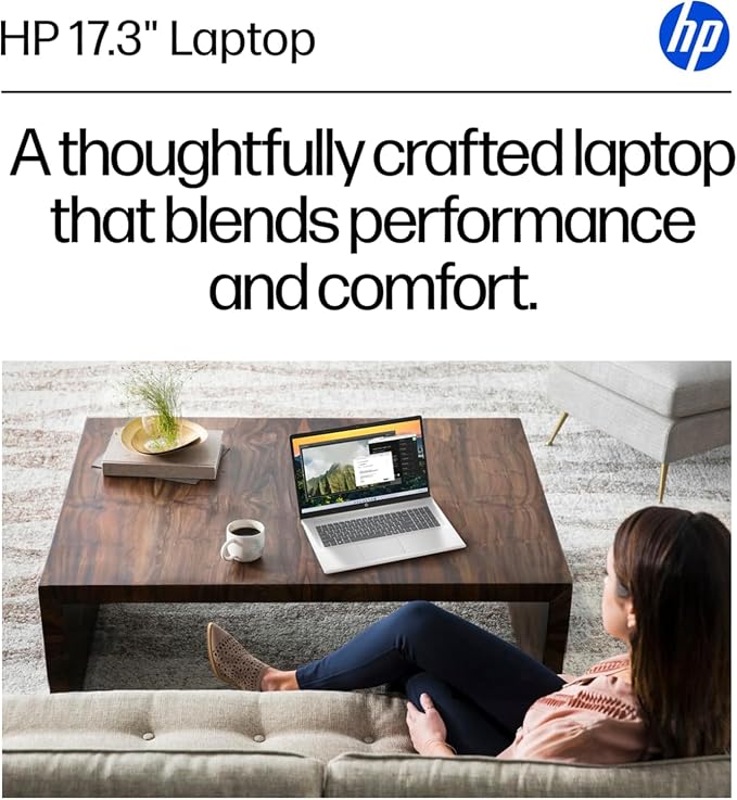 HP 17 inch Business Laptop • 2026 Edition • Latest AMD Ryzen 5 CPU • 16GB RAM - 512GB SSD - 17.3" FHD Display • Copilot + • Long Battery Life • Windows 11 with Office 365 for The Web - Image 7