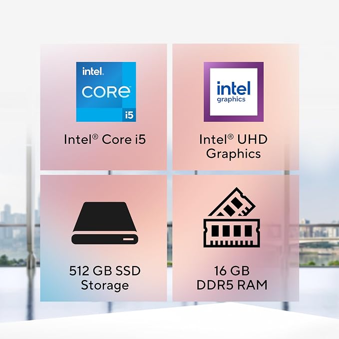 ASUS ExpertCenter D701 Desktop, Intel Core i5, 16GB DDR5 RAM, 512GB SSD, Windows 11 Pro, Bundled Wired Keyboard and Mouse, D701SER-XS503 - Image 3