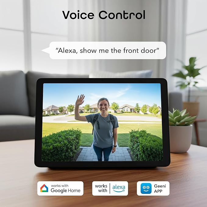 Geeni Halo 3MP Smart Video Doorbell Camera – Battery Powered or Hardwired - Image 7