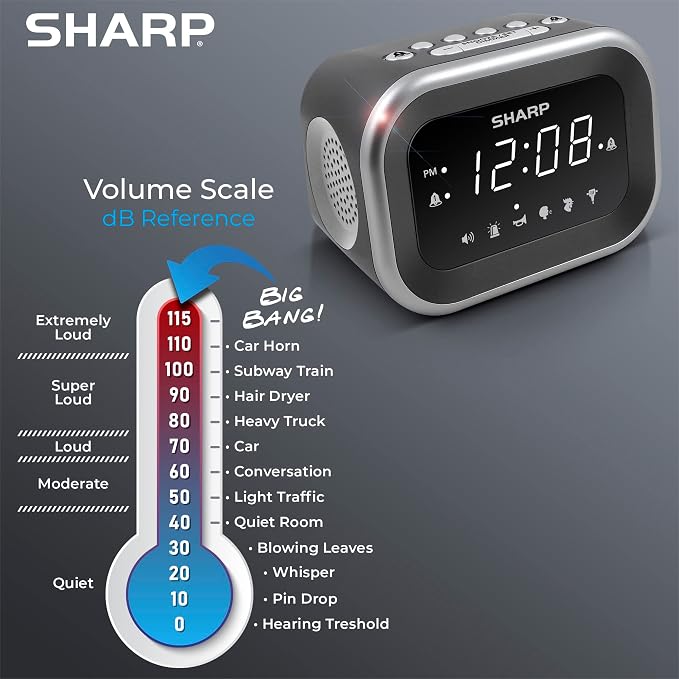 Sharp Big Bang Super Loud Alarm Clock - Image 5