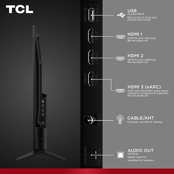 TCL 50-Inch F7D Series 4K QLED (50F7D, 2026 Model) with Dolby Vision HDR & Dolby Atmos Smart TV with Fire TV, Alexa+, Auto Game Mode, High Brightness LED Backlight, and Hands-Free Voice Control - Image 3