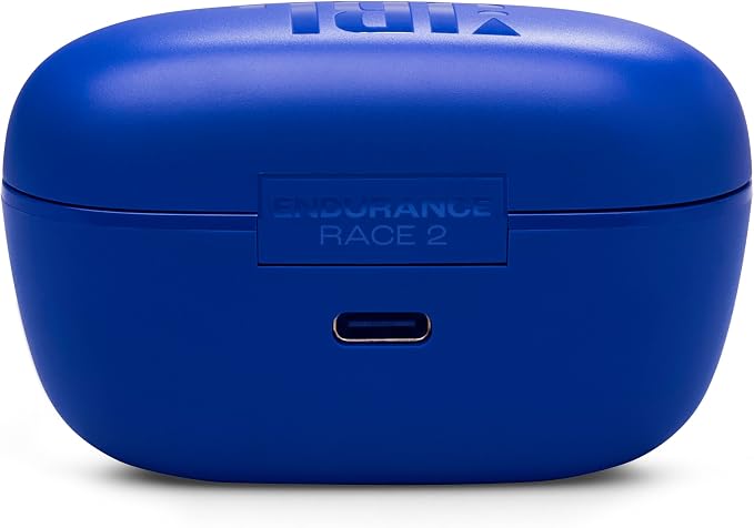 JBL Endurance Race 2 - True Wireless Earbuds - Blue | Waterproof and dustproof, Ergonomic wing enhancer with Twistlock technology, Enhance your work-out with Sports Mode - Image 6