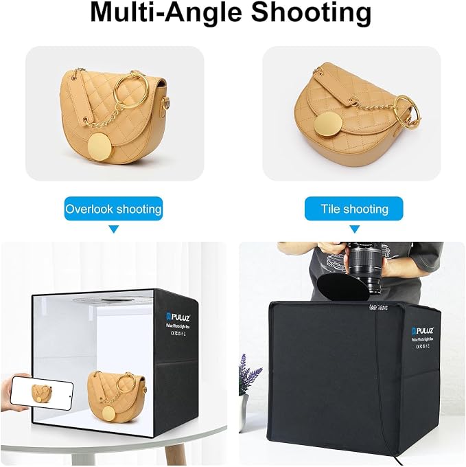 Light Box Photography 20x20in, PULUZ Portable Photo Studio Light Box - Image 6