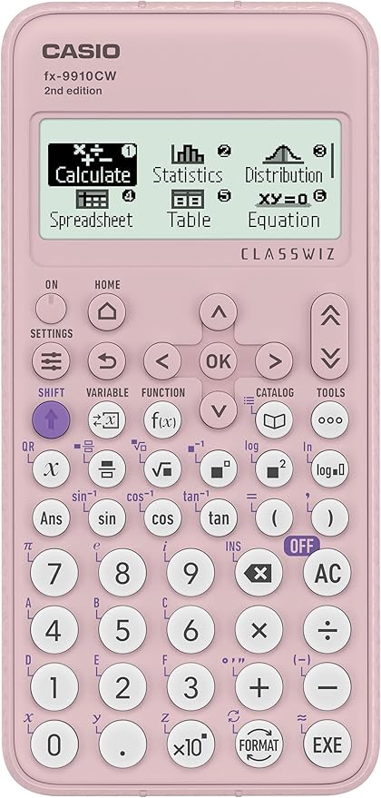 Casio FX-9910CW-PK-W-IT Scientific Calculator by CasioCalculators